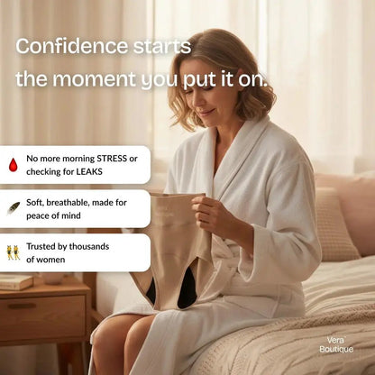 Vera's Signature Leakproof Underwear (Mocha Luxe)
